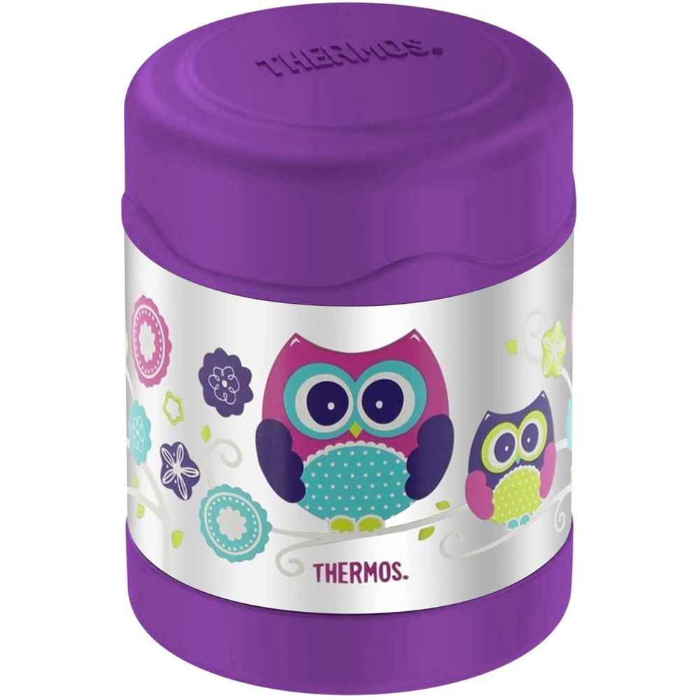 Thermos - Kids Funtainer Stainless Steel Food Jar - Owls - 290 ml