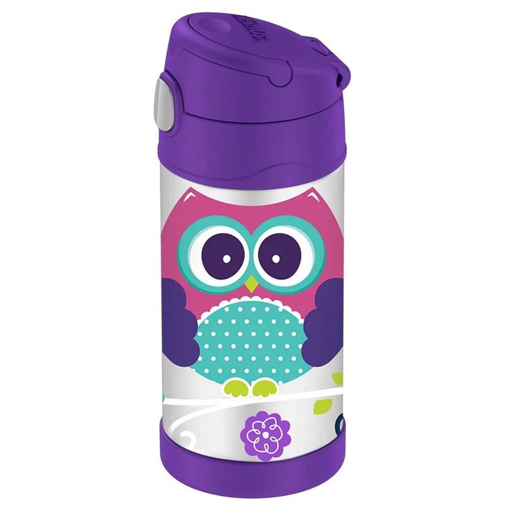Thermos - Kids Funtainer Stainless Steel Bottle - Owls - 355ml