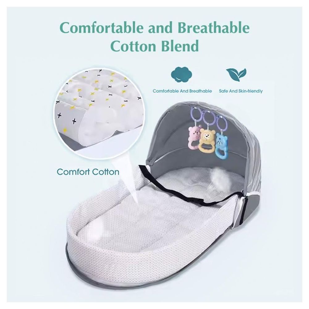 Bumble & Bird Foldable Baby Nest With Mosquito Net