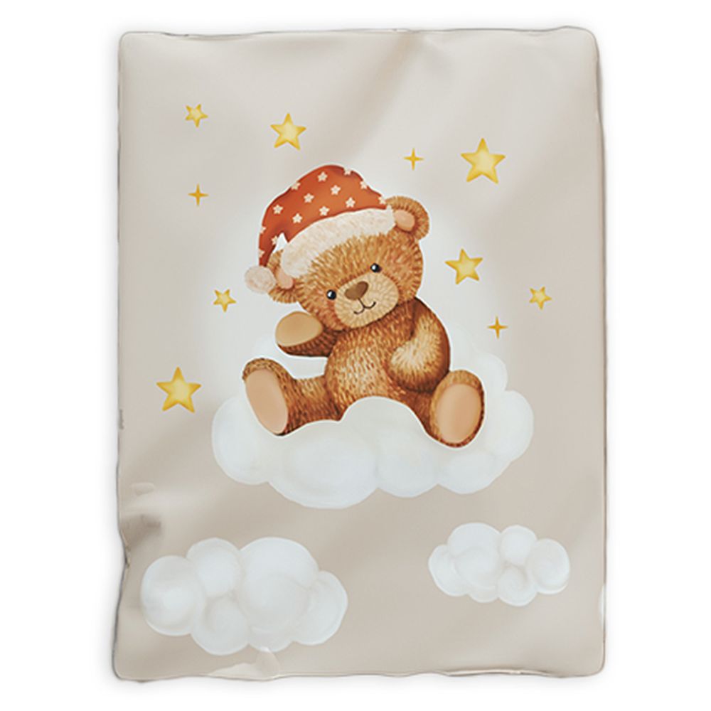 Fancy Fluff - Organic New Born Bed Set - Cuddle Bear - 6 Pcs