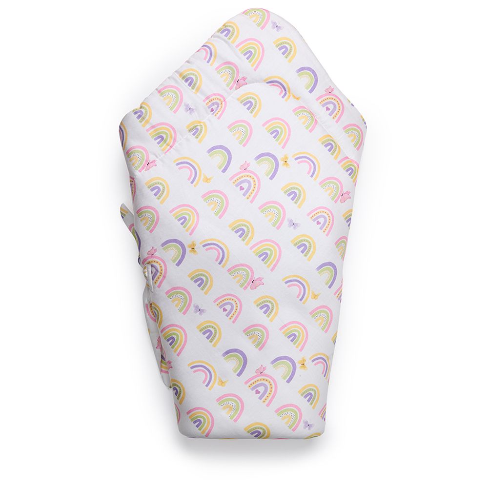 Fancy Fluff - Organic Baby Wrap - Rainbow Dreams