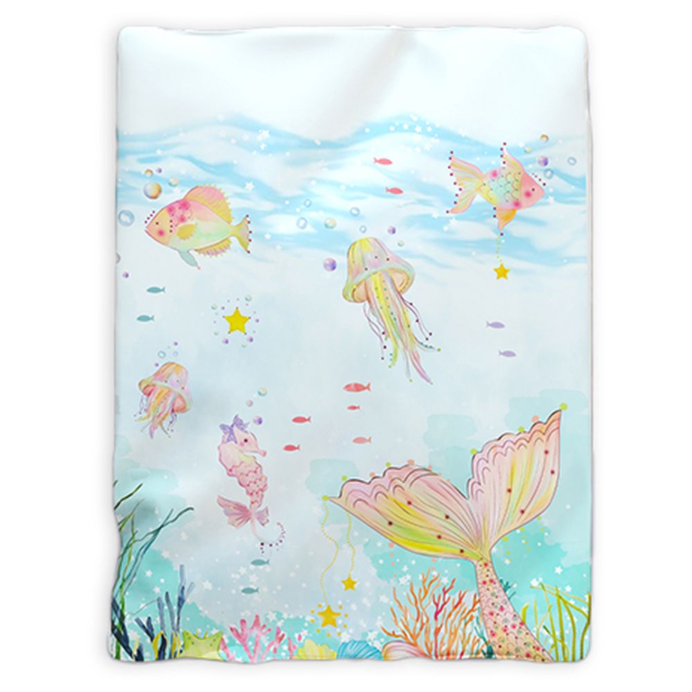 Fancy Fluff - Organic New Born Bed Set - Sea Fantasy - 6 Pcs