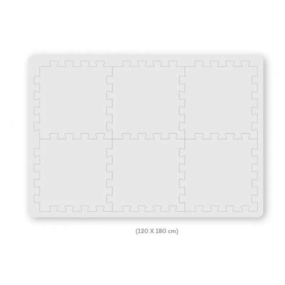 Bumble & Bird BabySafe Interlocking Foam Play Mat Tiles - Marble 6-Piece