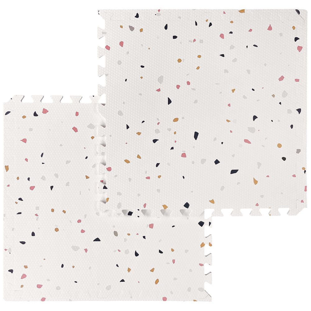 Bumble & Bird - BabySafe Foam Play Mat, Stylish Terrazzo 6-Piece