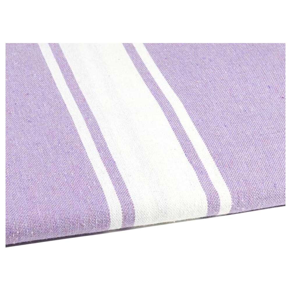 Hammam Corner - 100% Recycled Cotton Classic Beach Towel - Light Violet