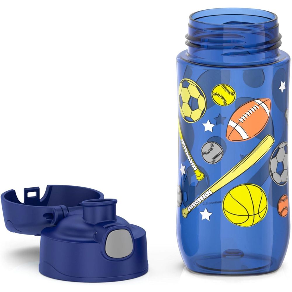 Thermos - Kids Funtainer Plastic All Sports Bottle - Blue - 470ml