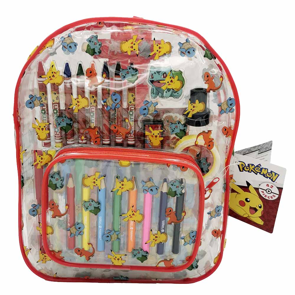 Pokemon - Art Set In Backpack - 11.4-inch - 42pcs