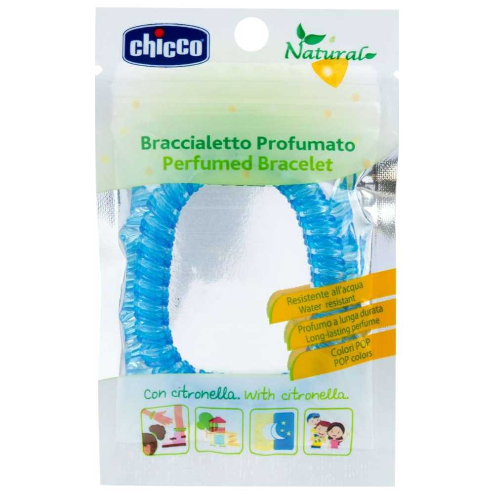 Chicco - Perfumed Bracelets Mosquito Repellant - Color May Vary - 1 Pc