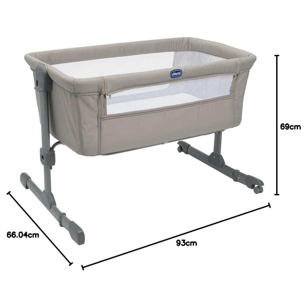 Chicco Next2Me Essential Co-sleeping Crib - Dune Re_Lux