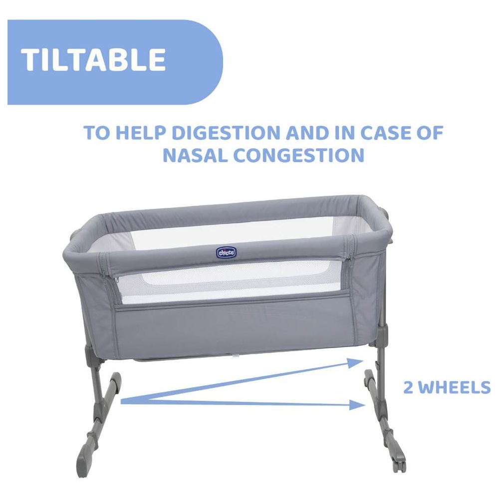 Chicco Next2Me Essential Co-sleeping Crib Stone Re_Lux