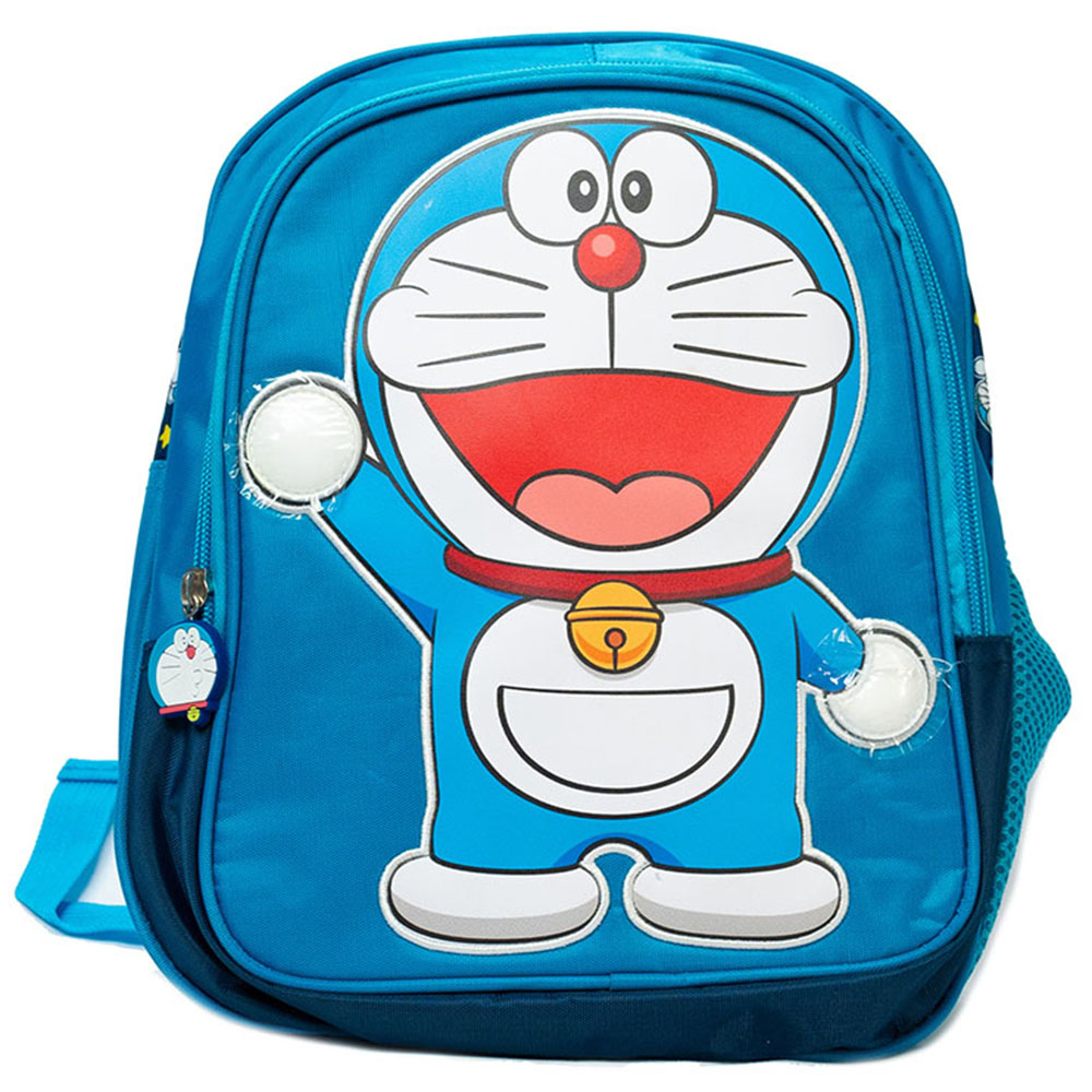 Doraemon - Back Pack With Pencil Case - Blue - 12-Inch/30.5cm