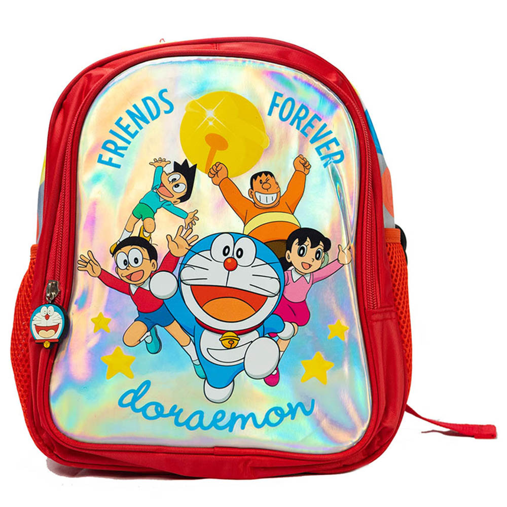 Doraemon - Back Pack With Pencil Case - Red - 12-Inch/30.5cm