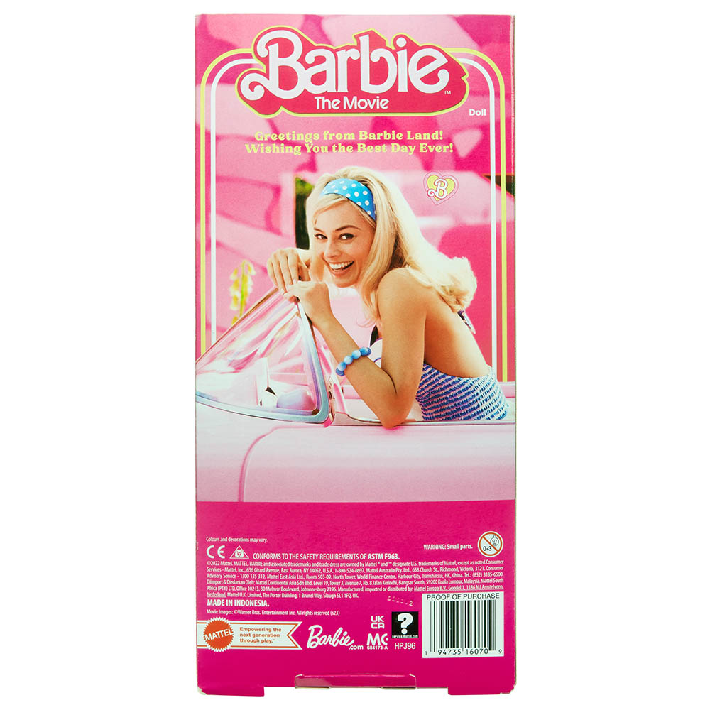 Mattel Games - Barbie The Movie Doll - Margot Robbie