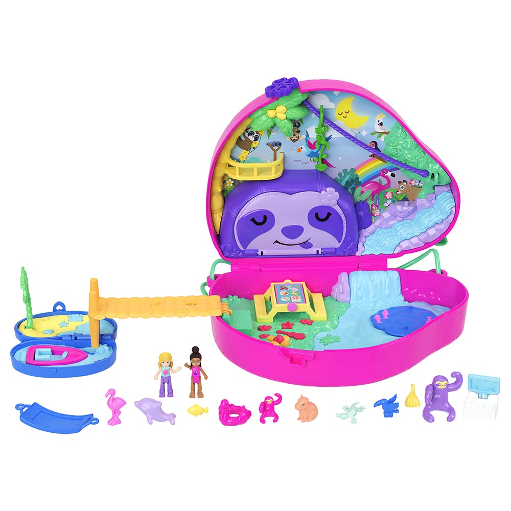 Polly Pocket - Large Wearable Compact Purse - Sloth