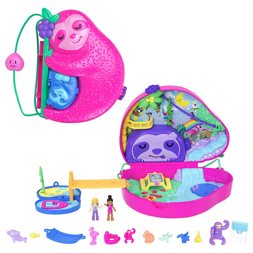 Polly Pocket - Large Wearable Compact Purse - Sloth