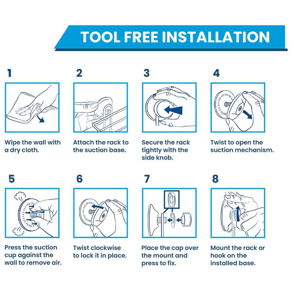 Everloc - Shampoo Bottle Holder, Kitchen & Bathroom Organizer