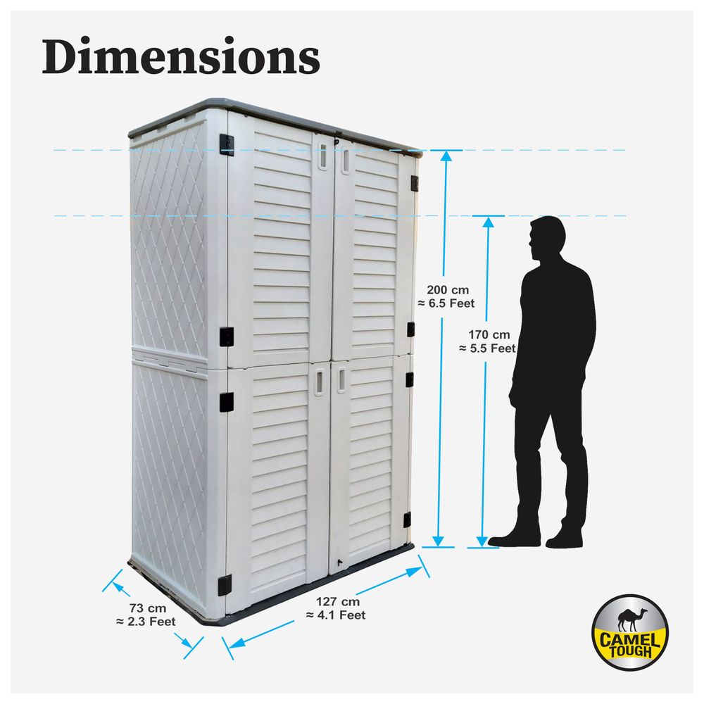 CamelTough - Heavy Duty Outdoor Storage Cabinet 1483L - XL