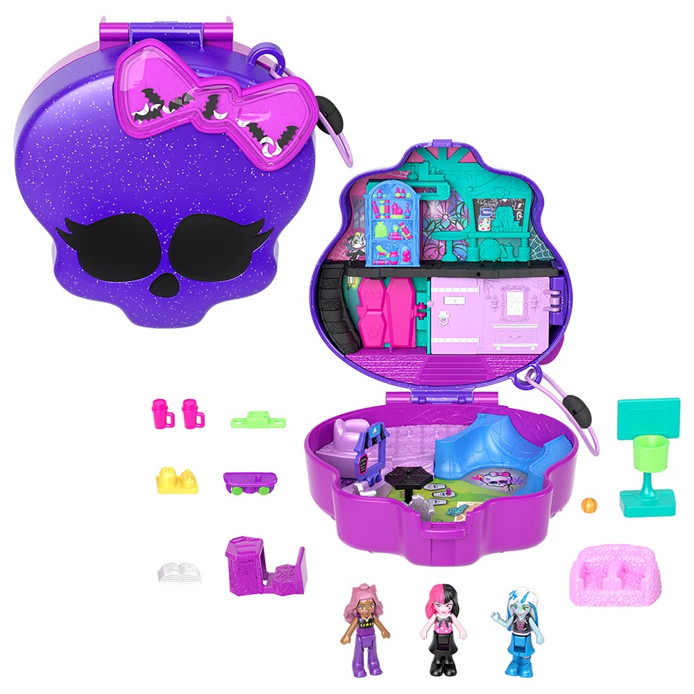 Polly Pocket - Monster High Partnership Compact Playset