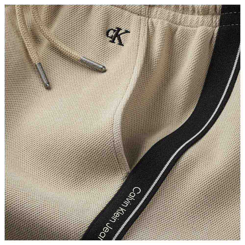 Calvin Klein - Pique Interlock Tape Jogger - Plaza Taupe