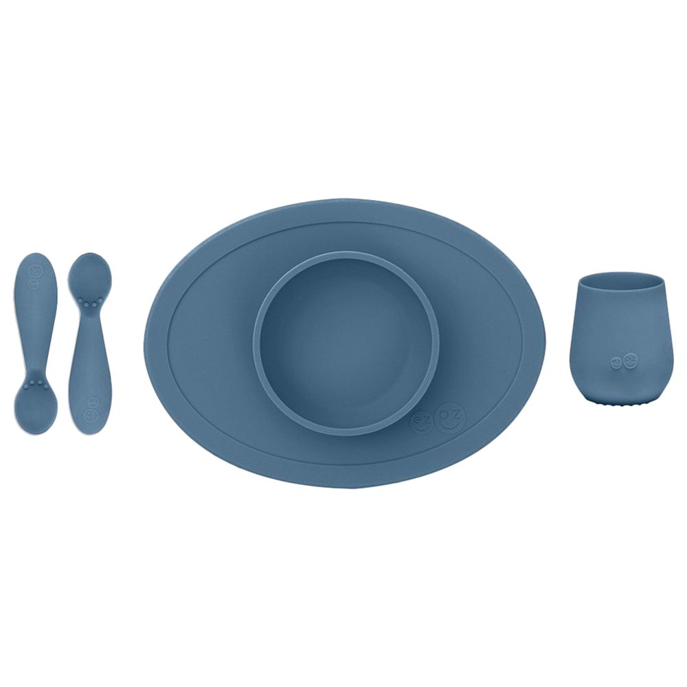 Ezpz First Food Set 4pcs - Indigo