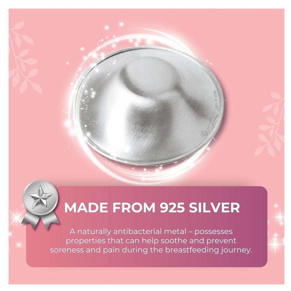 Silverette Silver Nursing Cups - Regular