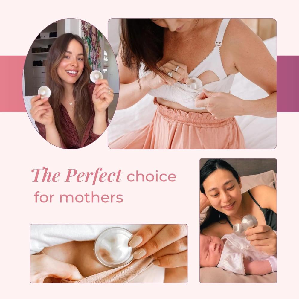 Silverette - Silver Nursing Cups With O-Feel - XL