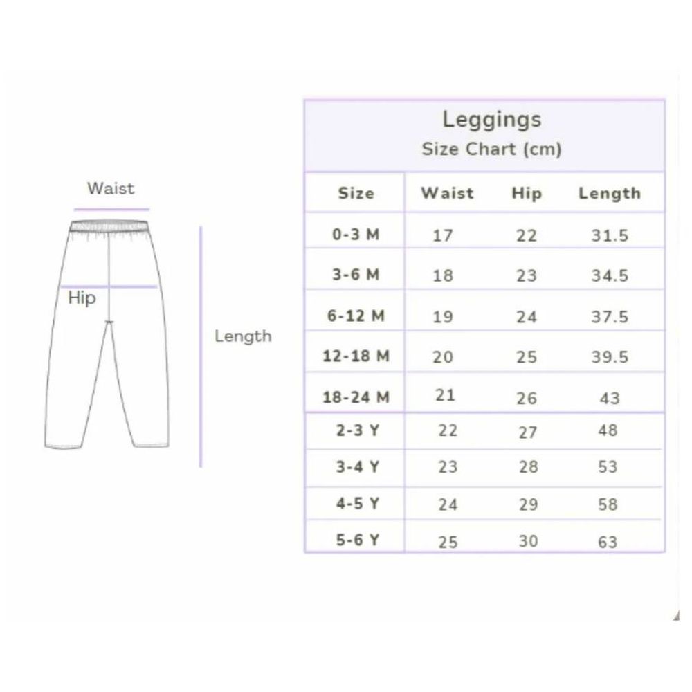 Ola Otter - Baby Girl's Printed Leggings - Happy Camping