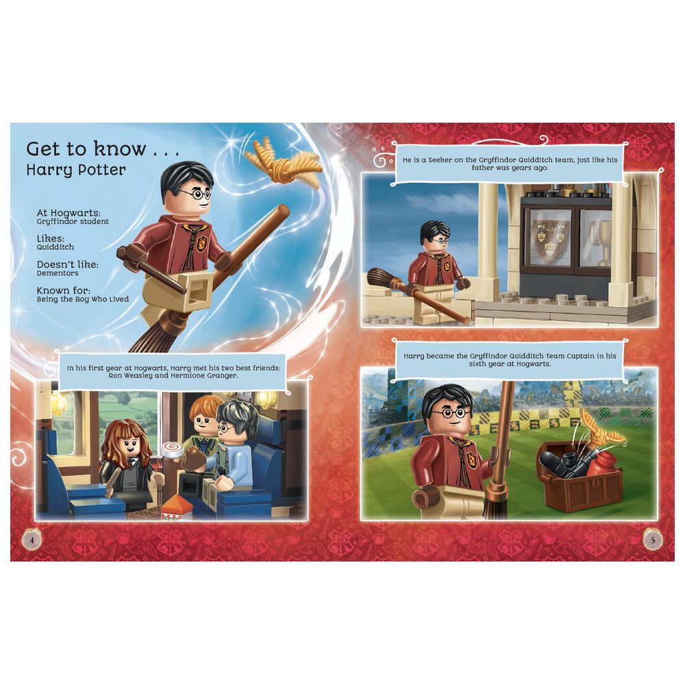 LEGO Harry Potter - Official 2025 Yearbook With Figure - 15 Pcs