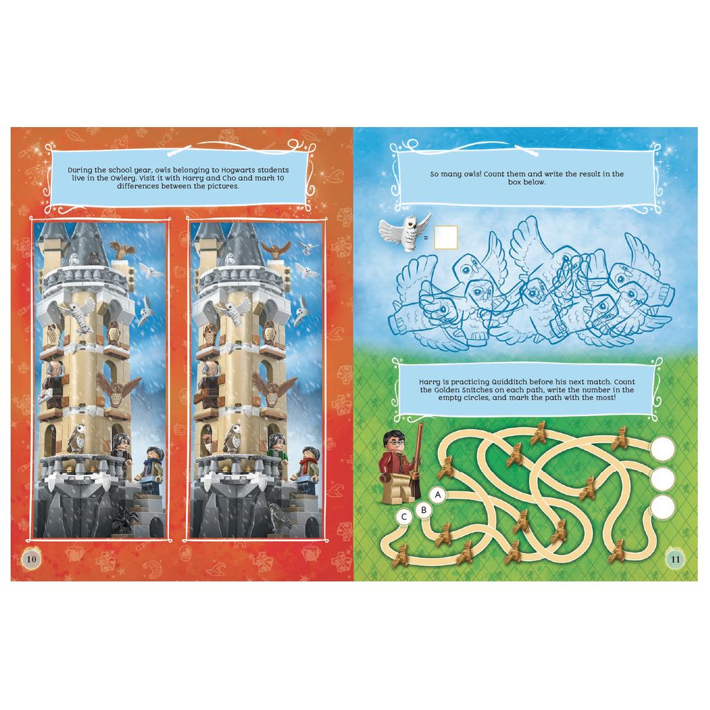 LEGO Harry Potter - Official 2025 Yearbook With Figure - 15 Pcs