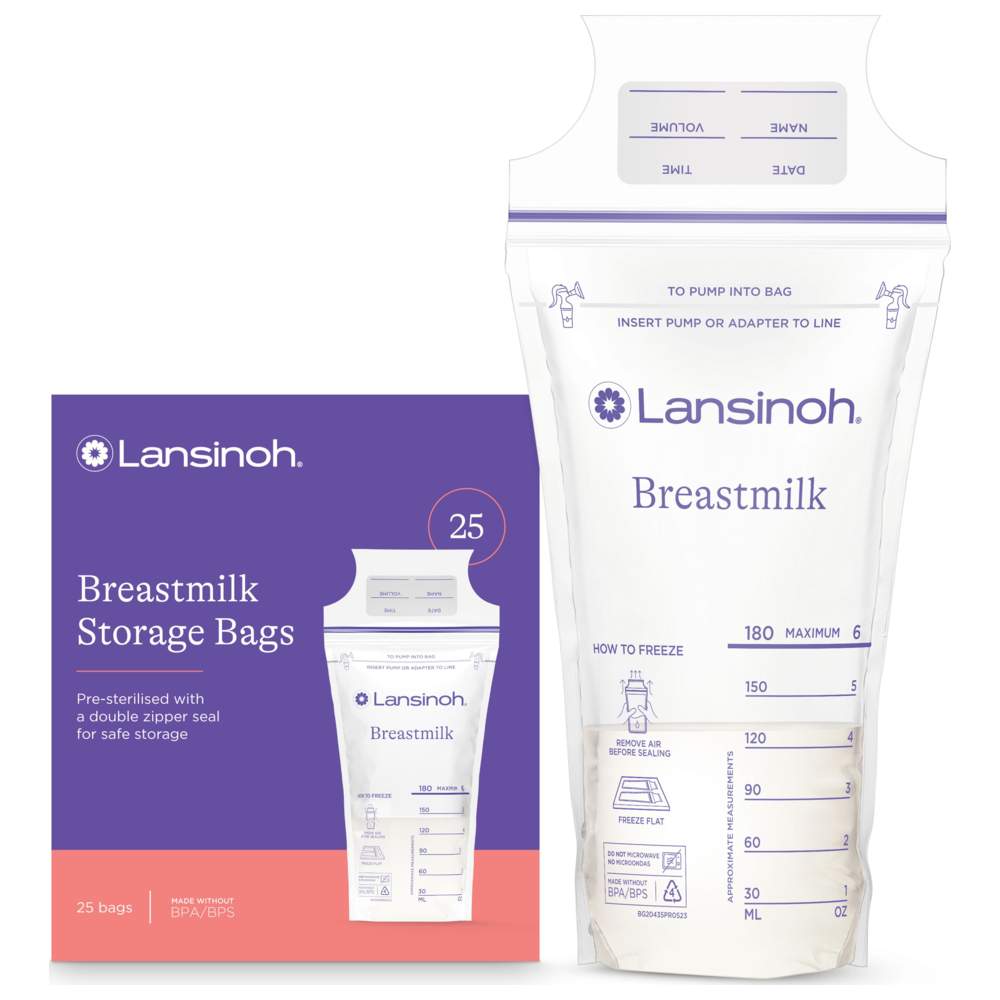 Lansinoh - Breastmilk Storage Bags - 25pcs