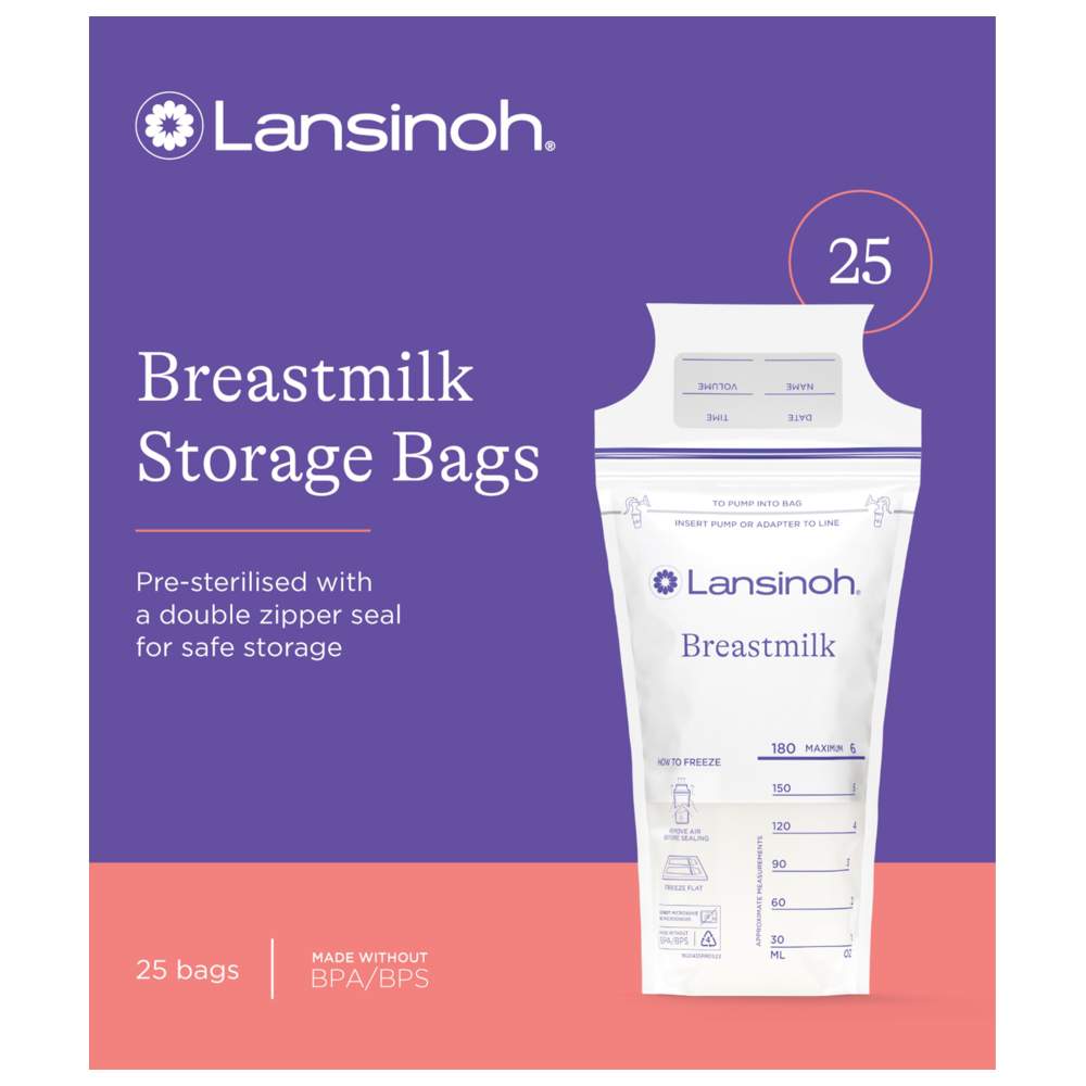Lansinoh - Breastmilk Storage Bags - 25pcs