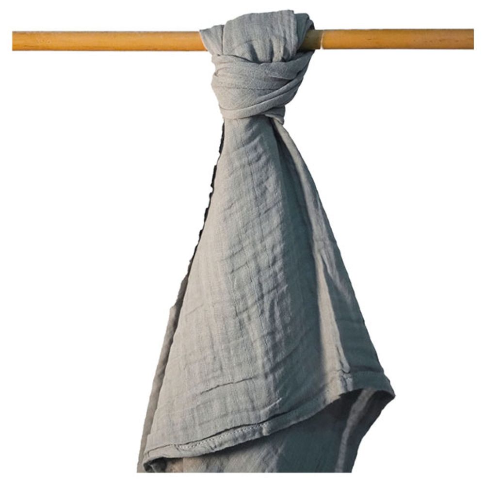 Little Moon - Organic Cotton Swaddle - Grey