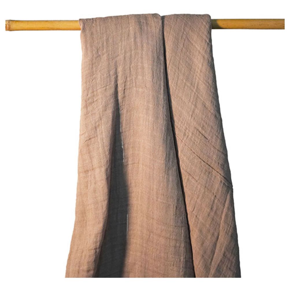 Little Moon - Organic Cotton Swaddle - Brown