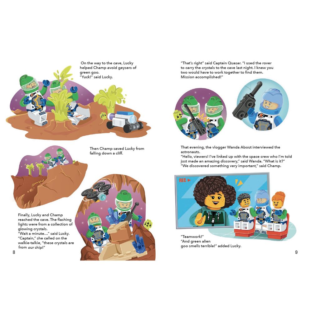 LEGO City - Space Mission Activity Book With Figure - 21 Pcs