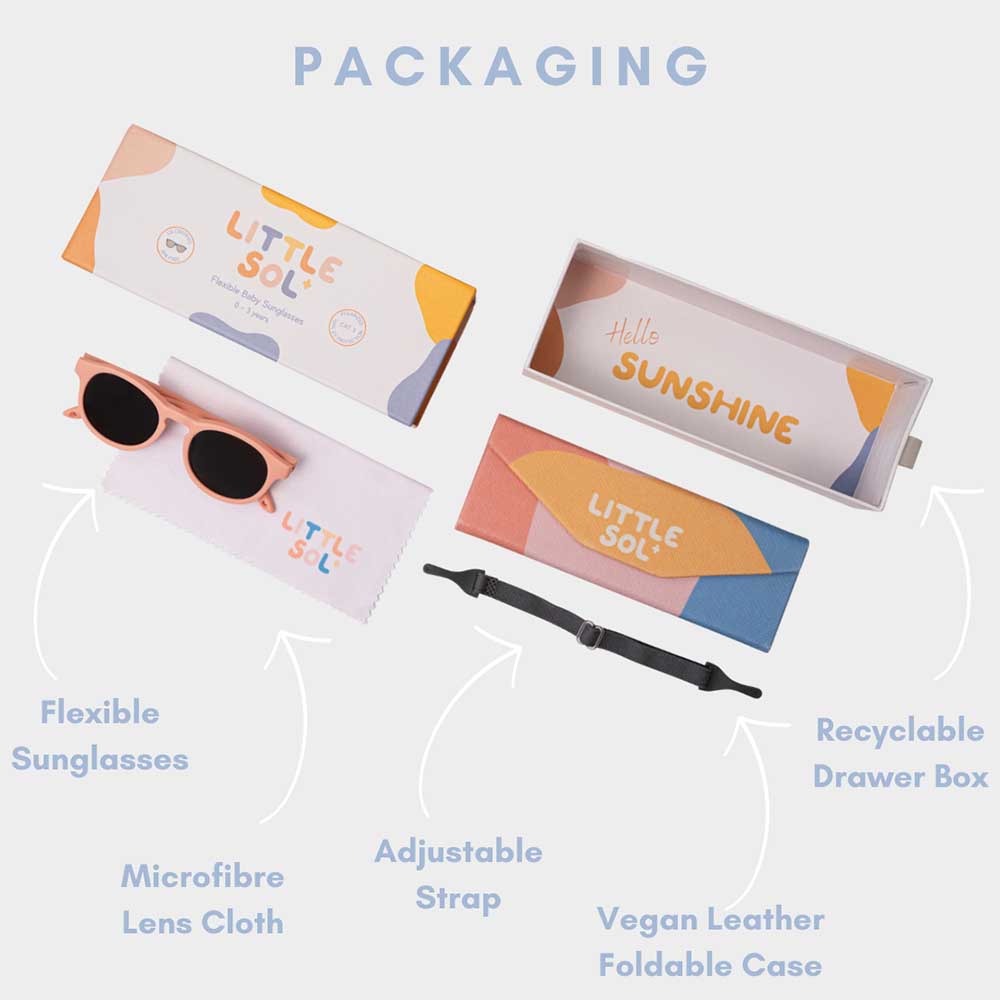 Little Sol+ - James Baby Sunglasses - Black