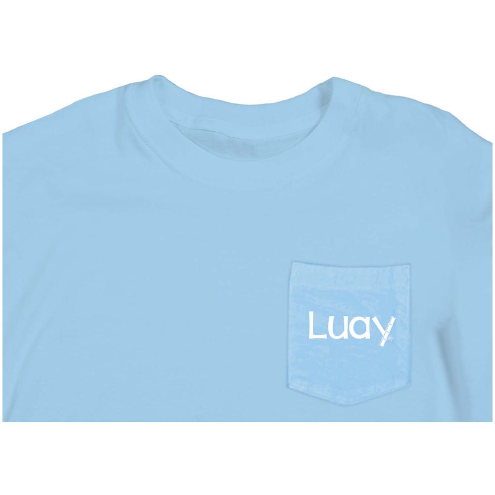 Luay - Soft Fabric Half Sleeve Solid T-Shirt - Blue