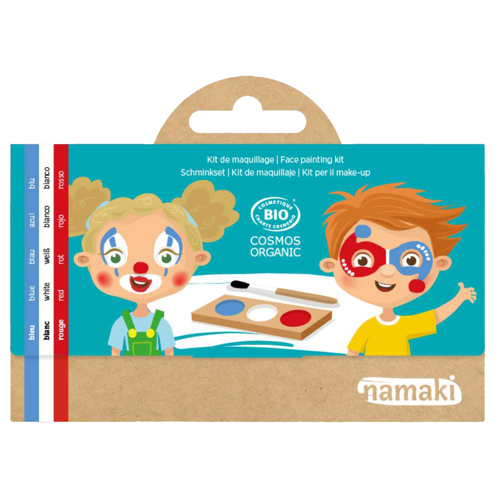 Namaki - Organic Face Paint Kit Clown Arlequin