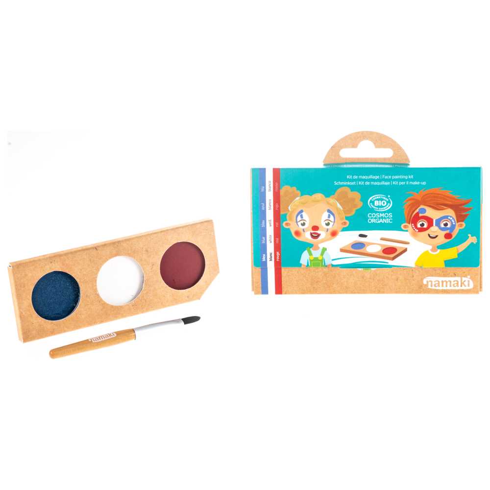 Namaki - Organic Face Paint Kit Clown Arlequin