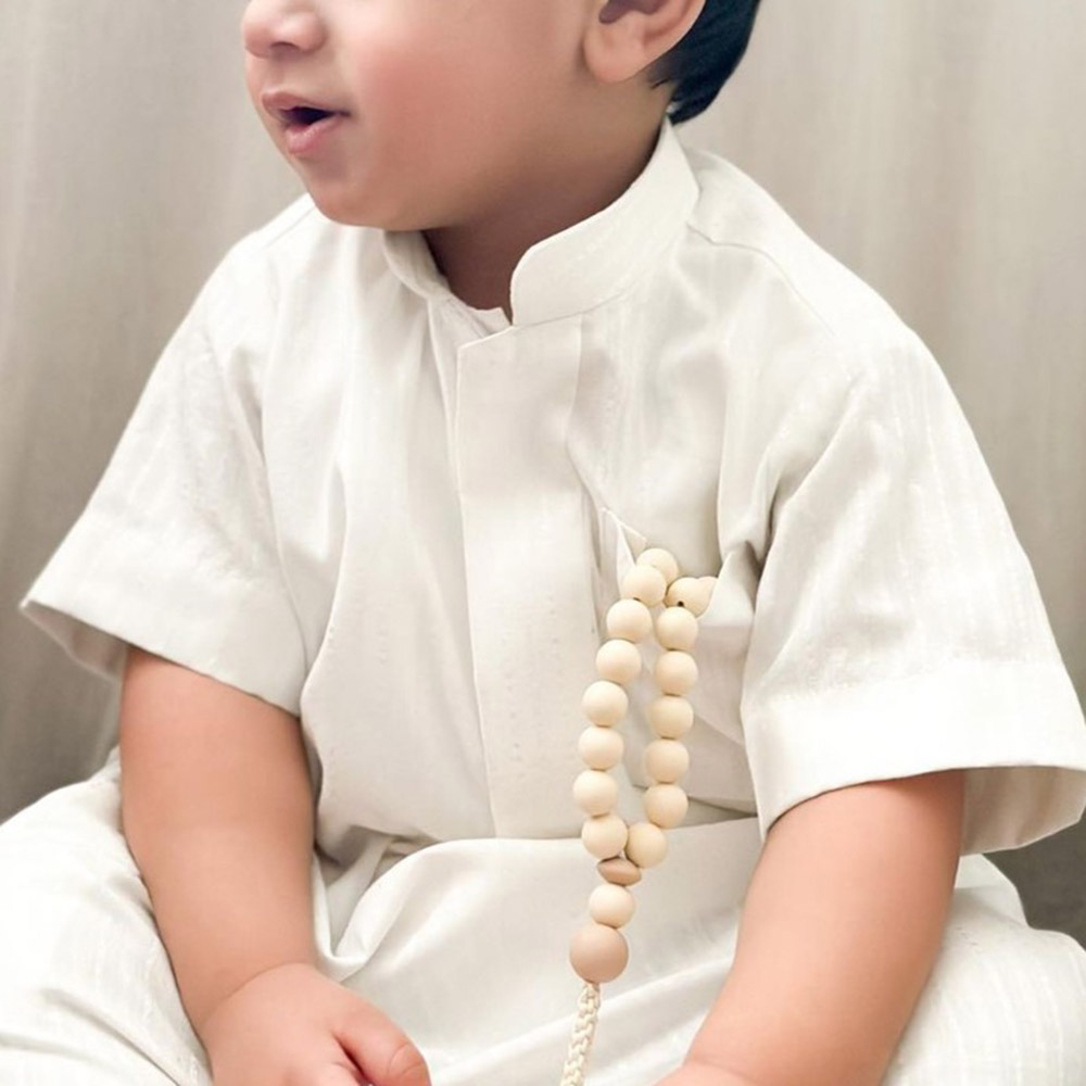 Mommy's Charms - Silicone Misbah Teether - Beige