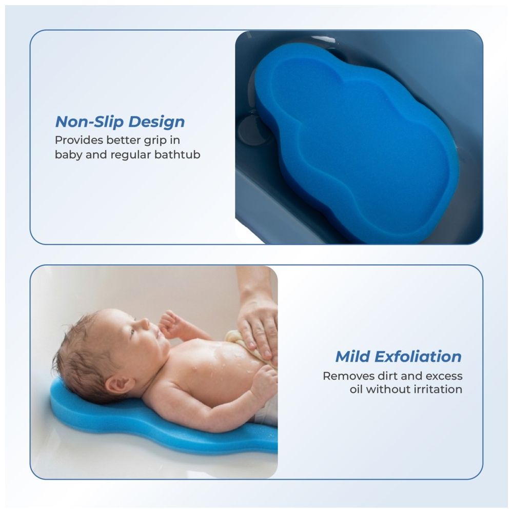 Babyjem - Baby Bath Sponge - Blue