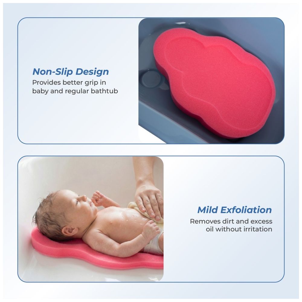 Babyjem - Baby Bath Sponge - Coral