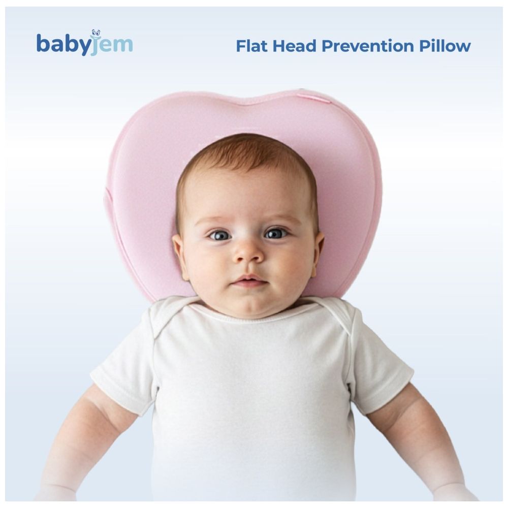 Babyjem - Flat Head Pillow - Pink