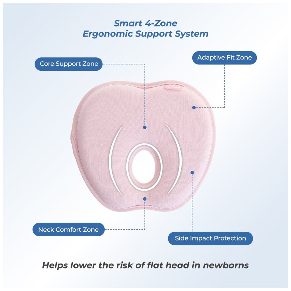 Babyjem - Flat Head Pillow - Pink