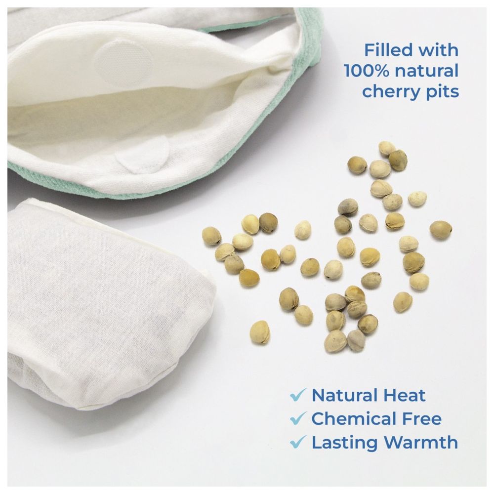 Babyjem - Baby Colic Relief Belt with Natural Cherry Seeds - Green