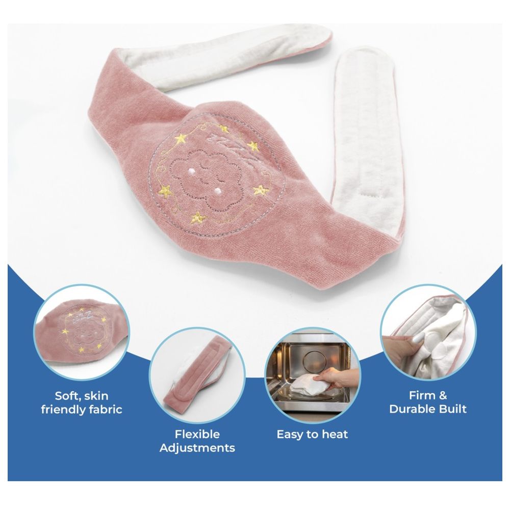 Babyjem - Baby Colic Relief Belt with Natural Cherry Seeds - Rose