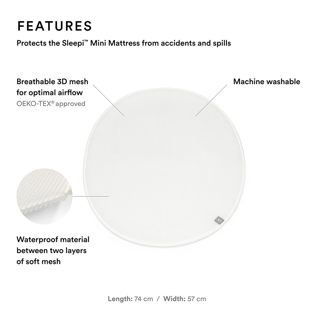 Stokke - Sleepi Mini Protection Sheet V3 - White