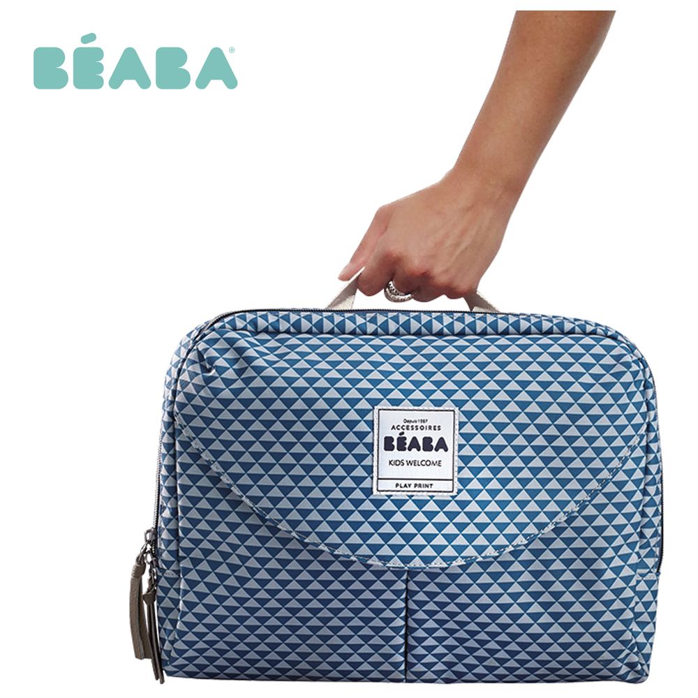 Beaba - Geneva II Changing Bag  - Play Print Blue