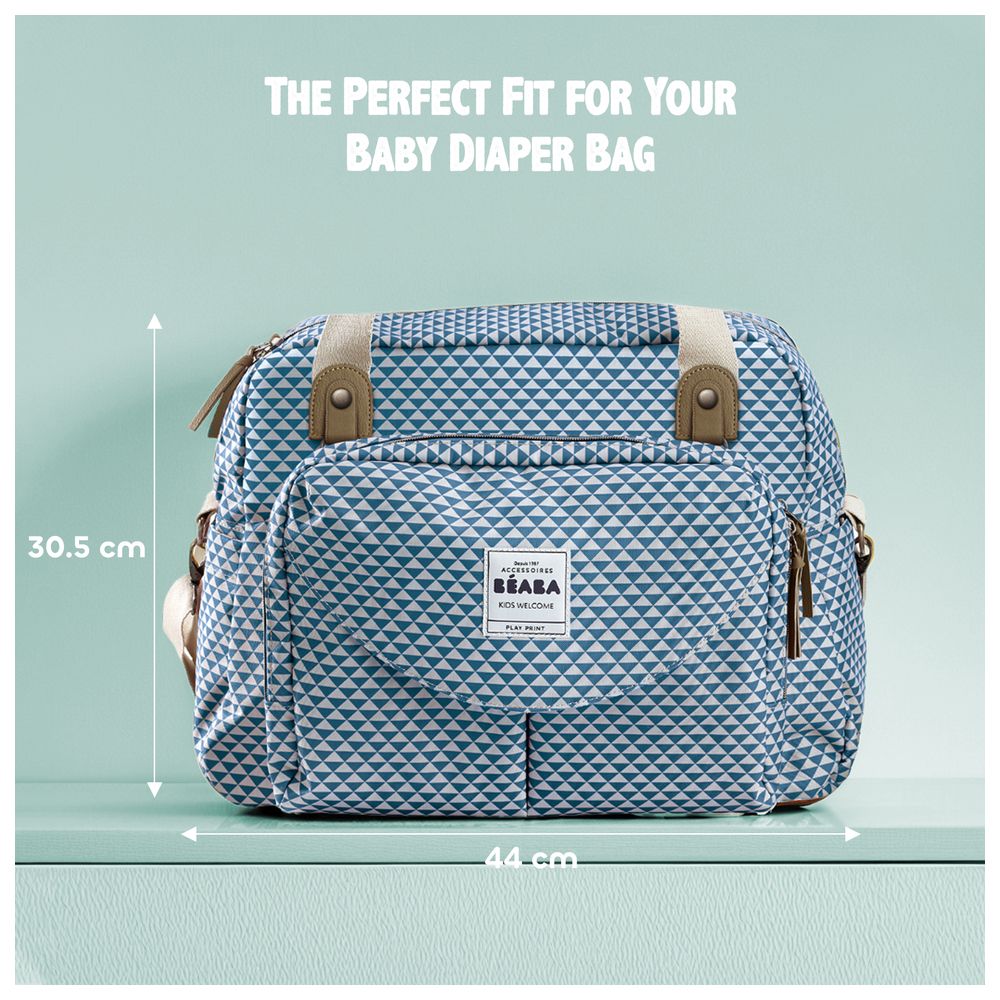 Beaba - Geneva II Changing Bag  - Play Print Blue