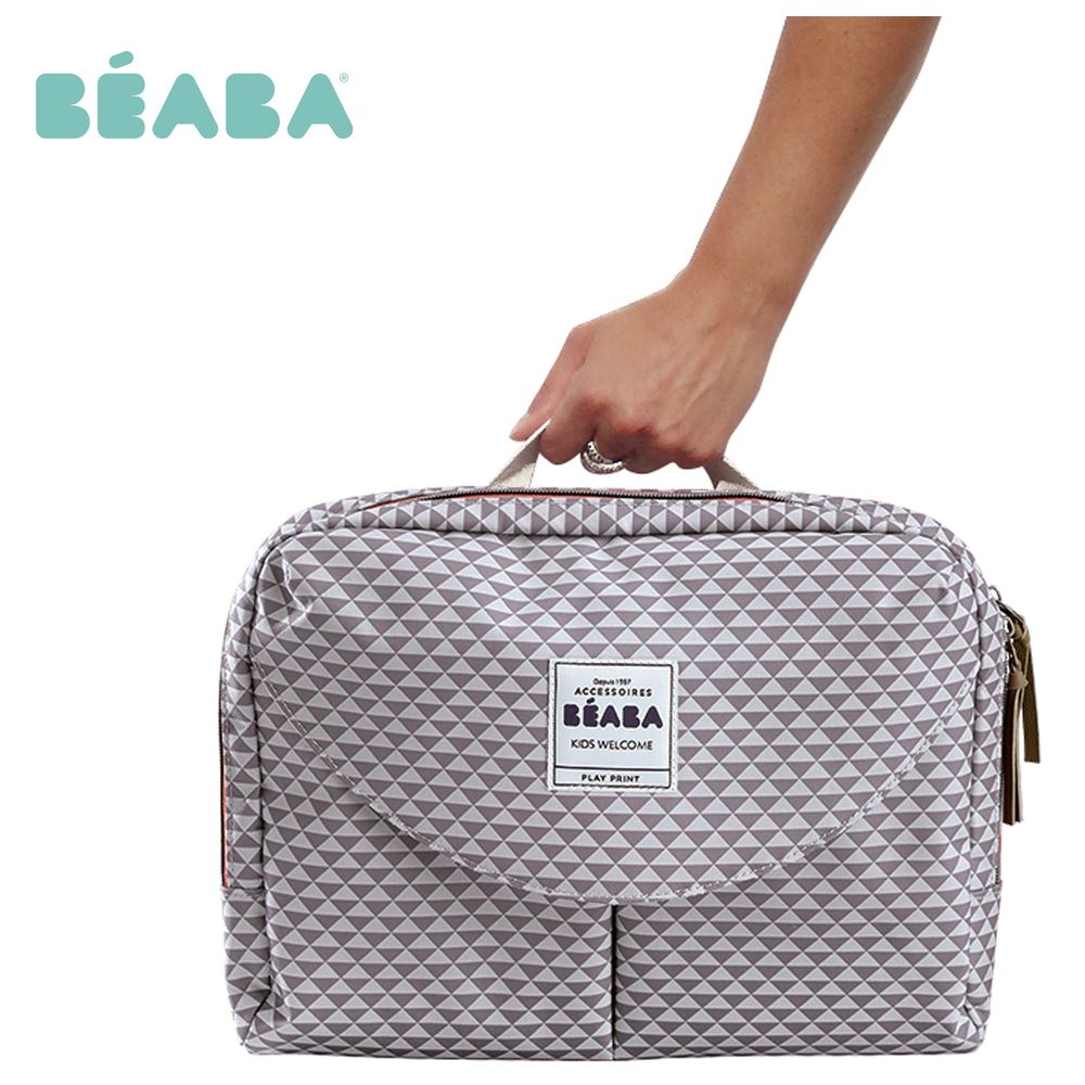 Beaba - Geneva II Changing Bag  - Play Print Grey