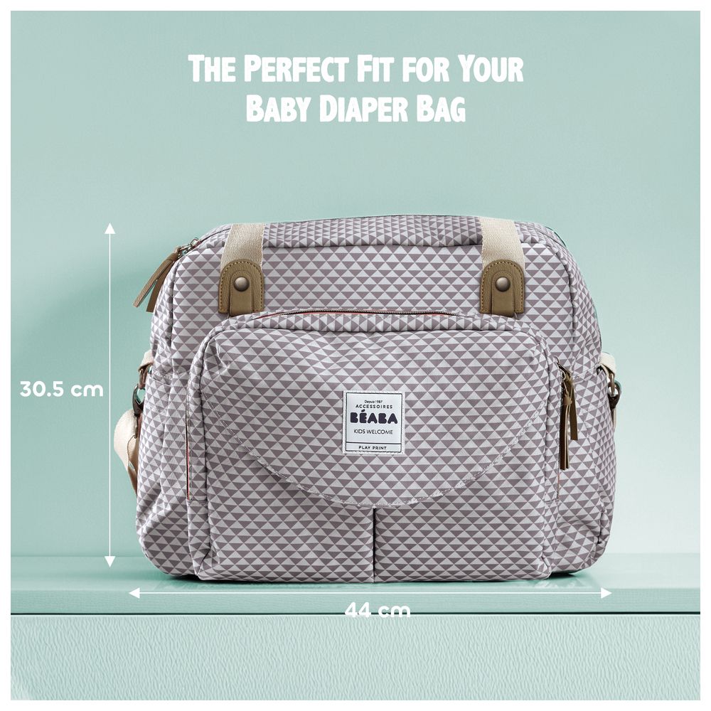 Beaba - Geneva II Changing Bag  - Play Print Grey